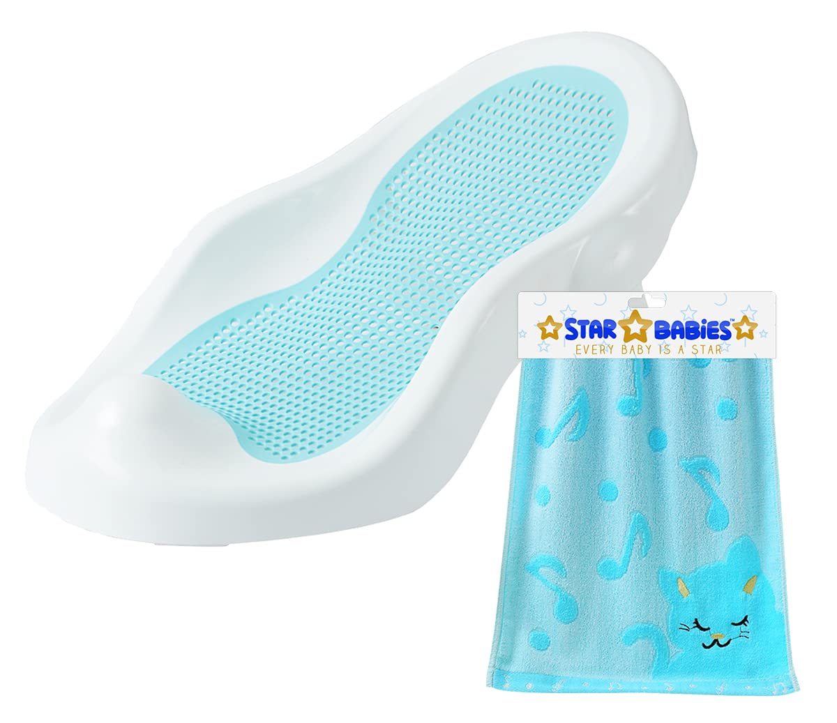 Star BabiesBuy 1 Get 1 Recline & Rinse Bather + Kids Face Towel)