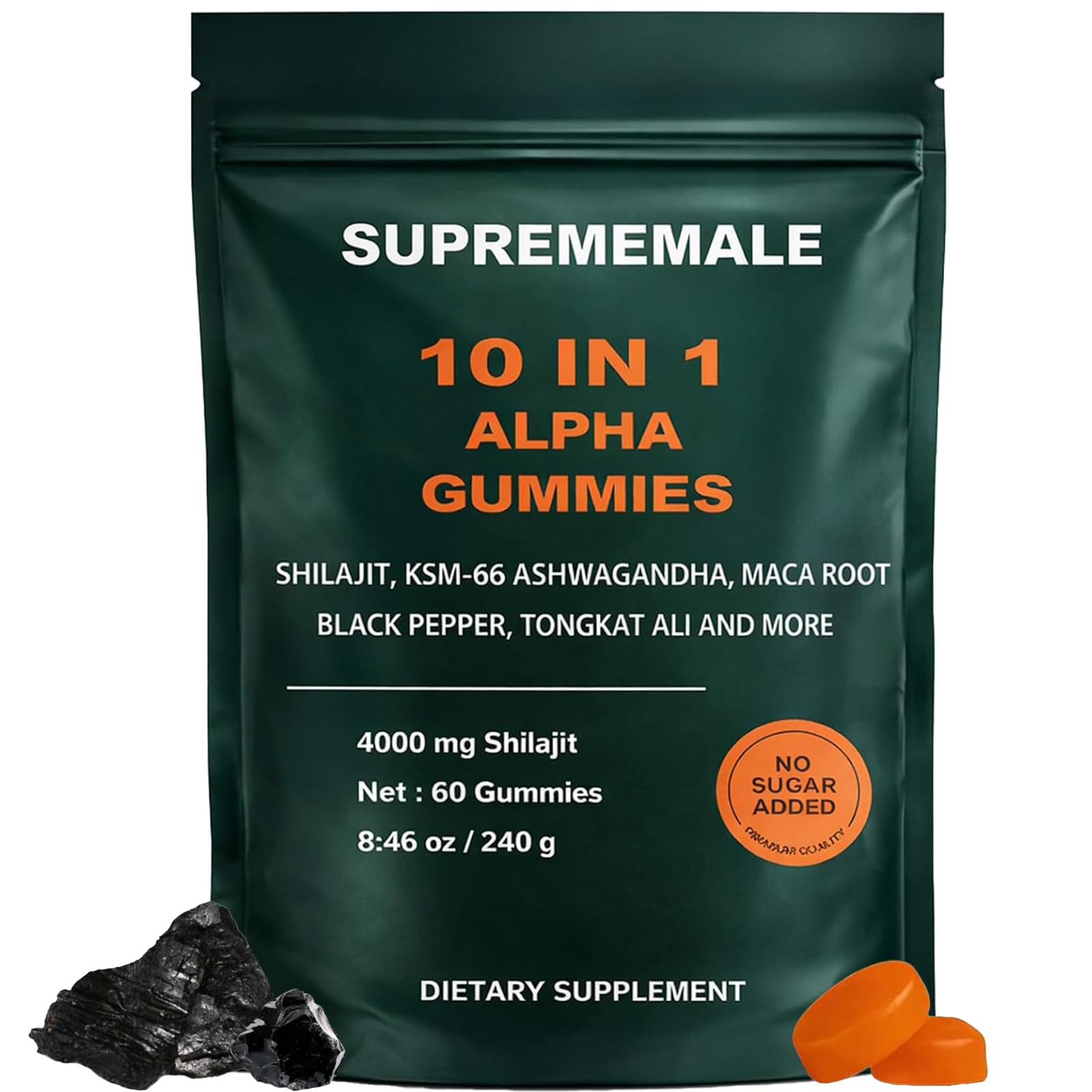 Amazon.com: TOGOLIUN SupremeMale 10 in 1 Alpha Gummies for Men