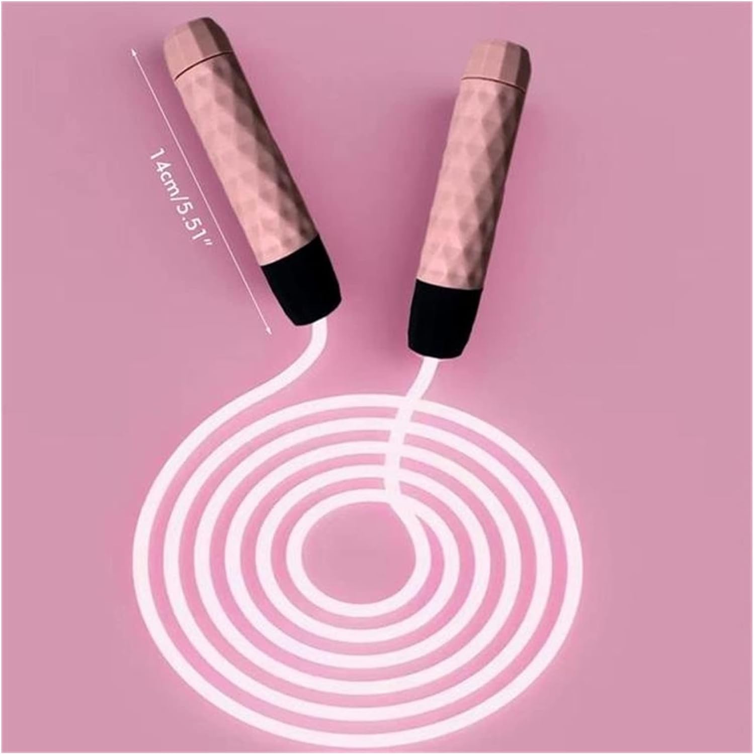 Skipping Adjustable Night Glowing Rope Luminous Jump Fitness Home LED Slim Exercise Ropes Light Body