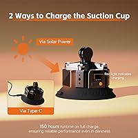 Vista 3 de Vaxis Global MOVMAX - Ventosa electrónica solar de 4.5 pulgadas, compatible con brazo de cuchilla y brazo de afeitar para cámara de bolsillo
