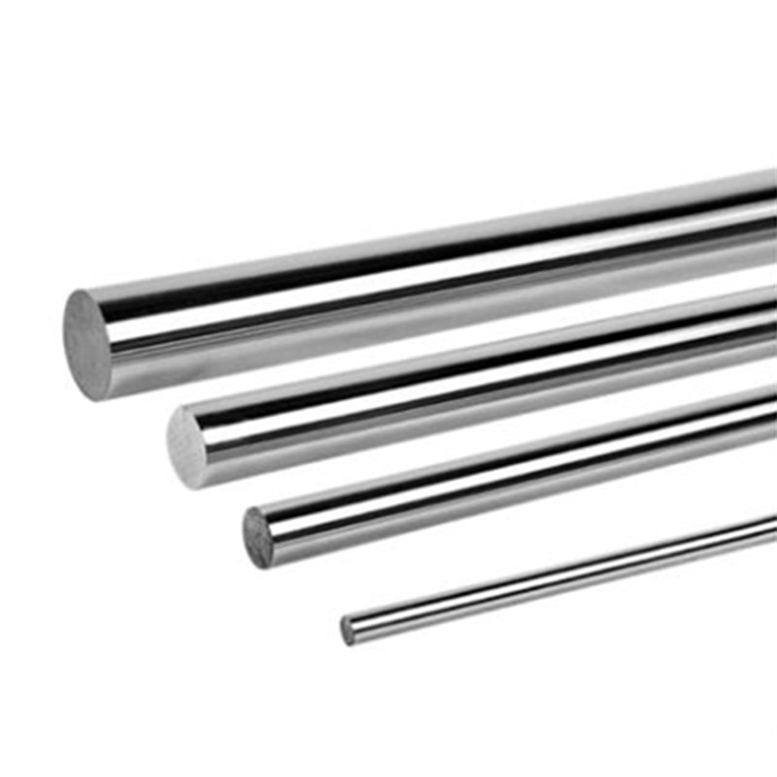 Prowadnica liniowa 2 szt. Chromowany pręt liniowy ze stali węglowej Gładki pręt 10 mm do 20 mm Średnica Hartowany pręt Oś optyczna Prowadnica ślizgowa (15 mm, 500 mm)