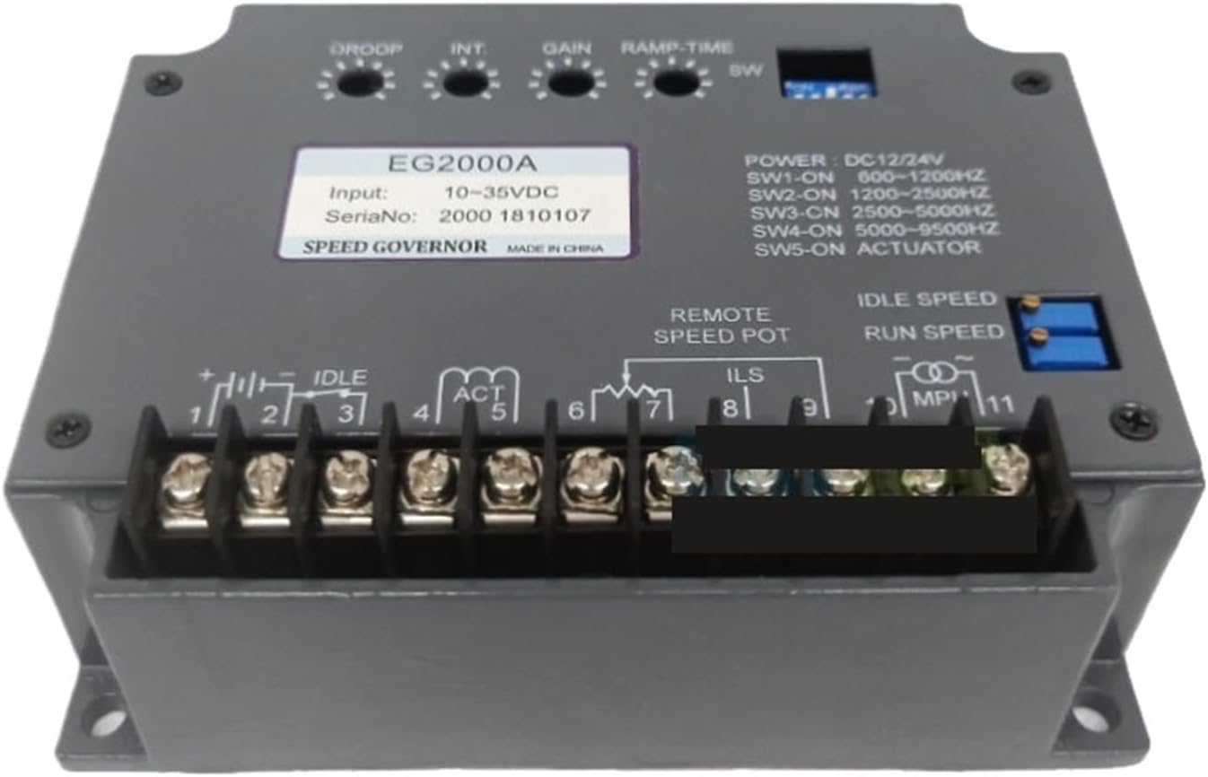 EG2000A Generator Set Accessories Speed Controller Governor Electronic Speed Control Board