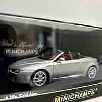 ミニカー Alfa Romeo Spider 1/43 Racing43elite RACING43 EL079 Scale 1/43 | ALFA ROMEO SPIDER 2-DOOR 2006 SILVER