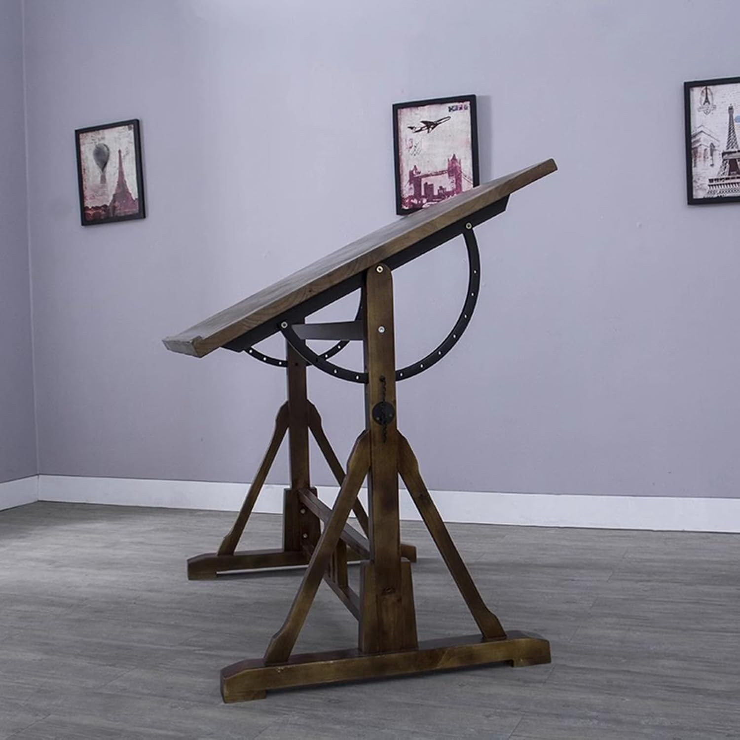 Drafting Desk Tiltable Tabletop Craft Desk Art for Adults Drawing Table for Adutls Artwork, Graphic Design, Reading, Writing(39.3X23.6X31.4IN)