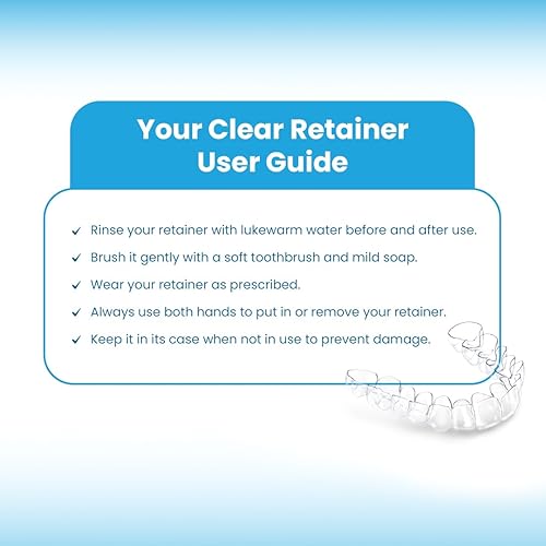 Miniatura 3 de ALIGNERCO Retenedores de dientes para adultos y niños, retenedores transparentes personalizados para dientes superiores e inferiores con kit de