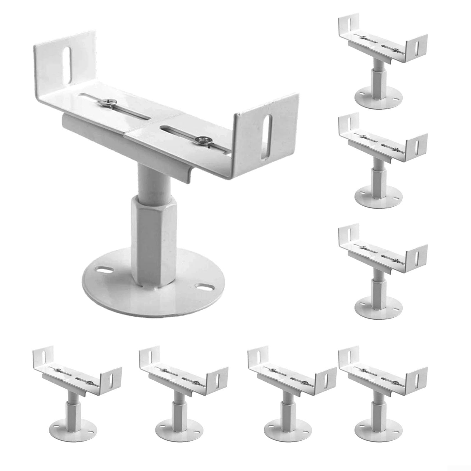 Aluminum Radiator Support Brackets Radiator Feet Adjustable Bracket Set, 8-13cm Height Adjustable Radiator-floor Support Bracket(10 Pack)