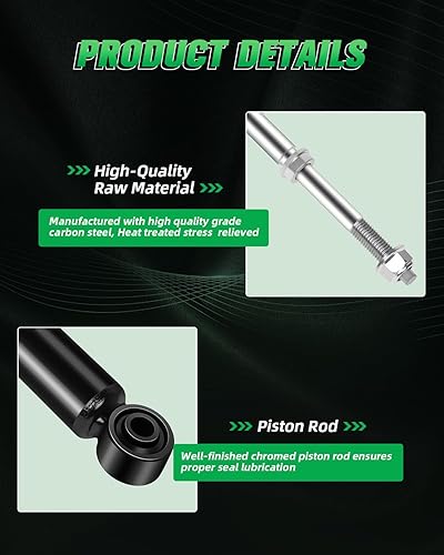 Miniatura 3 de SCITOO Amortiguadores, amortiguador trasero para Hyundai compatible con 2001 2002 2003 2004 2005 2006 para Hyundai Santa Fe 344314 amortiguadores