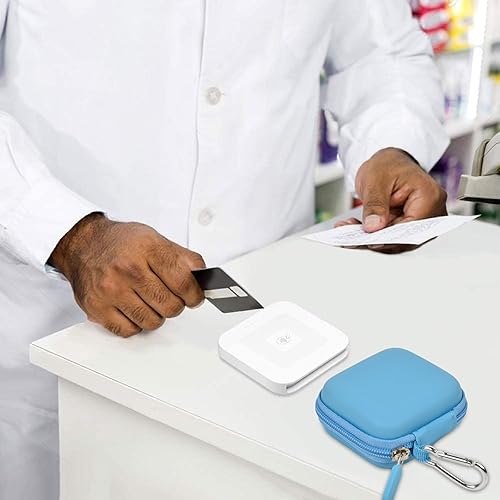 Miniatura 7 de Estuche para lector de tarjetas con chip, soporte para bolsa de transporte duro para Square A-SKU-0485 sin contacto y lector de chips con cable de