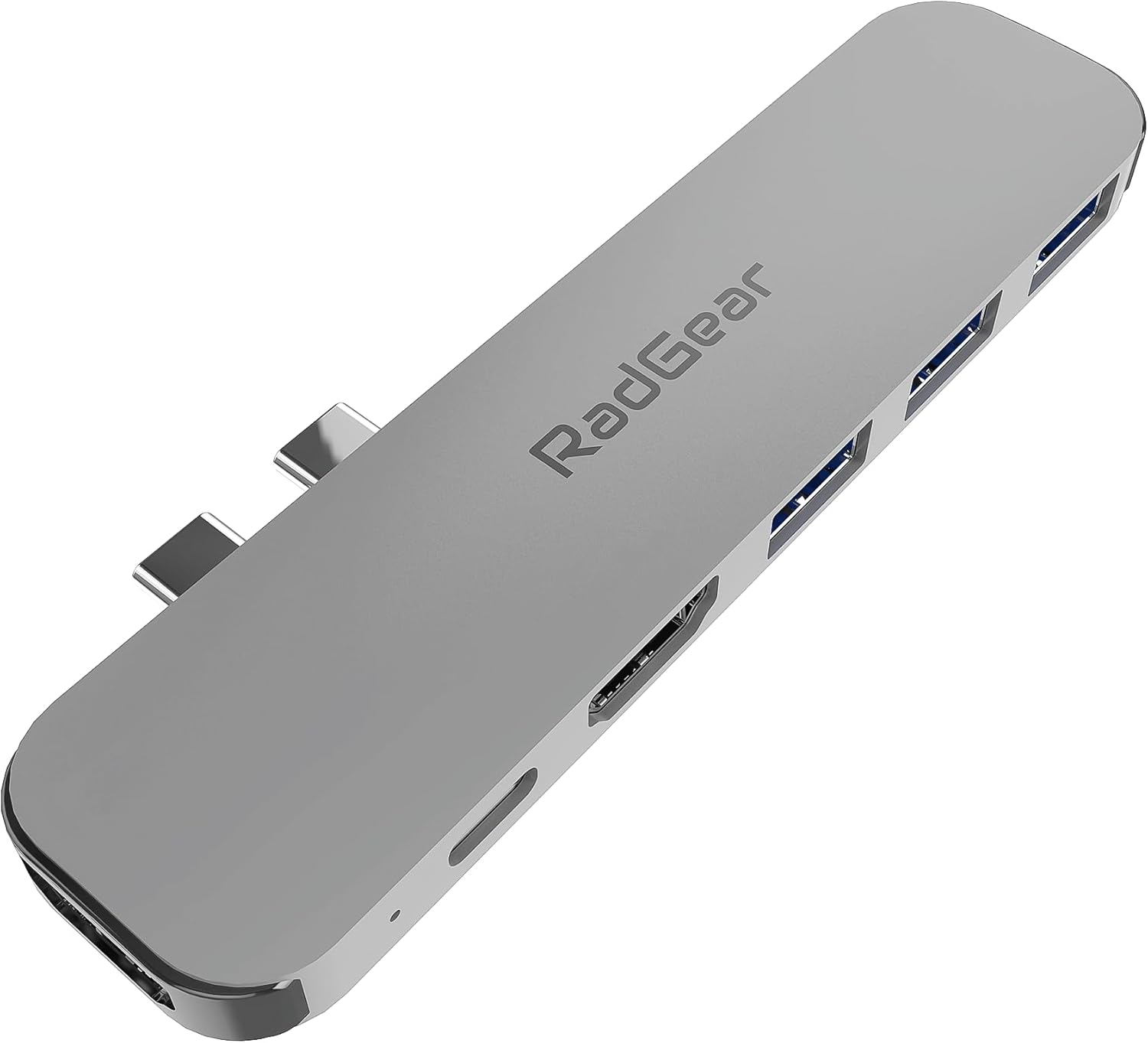 Amazon.com: USB-C 6-in-2 Multiport Hub Adapter MacBook Compatible with ...