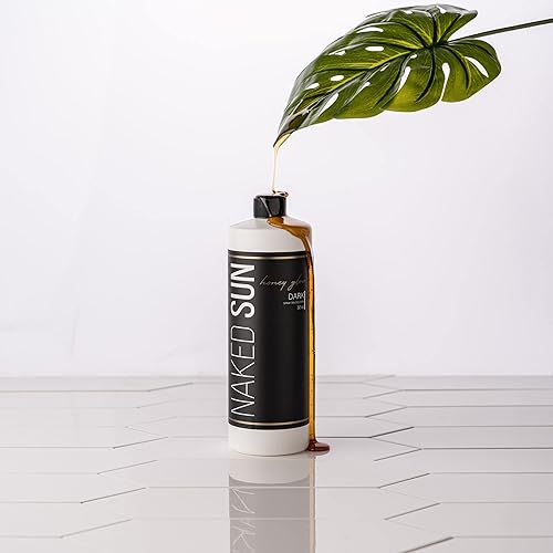 Miniatura 3 de Naked Sun Honey Glow - Solución bronceadora en aerosol de bronce oscuro, 32 onzas con aerógrafo sin sol
