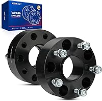Vista 260 de KAX Espaciadores de rueda 4x4, adaptadores de espaciadores de rueda de 1" con pernos de 1/2" x20, diámetro del cubo de 59 mm, 2 piezas para Xpress