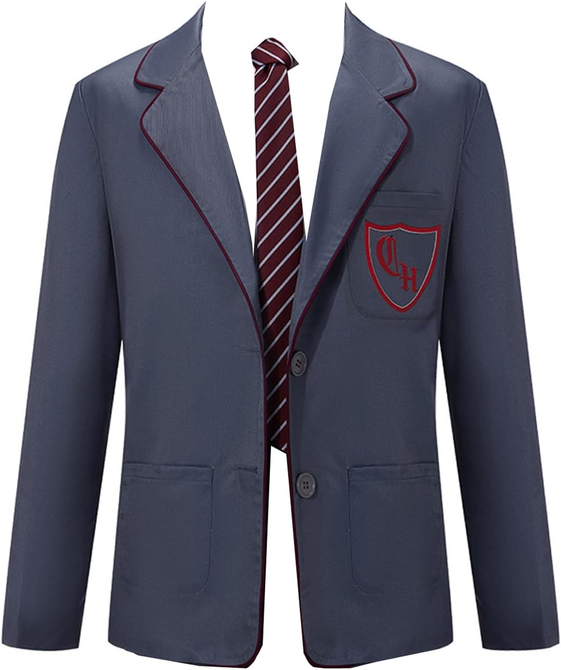 Musical School Uniform Cosplay Set with Coat and Tie Inspired Outfit for All Ages Halloween Party Costume