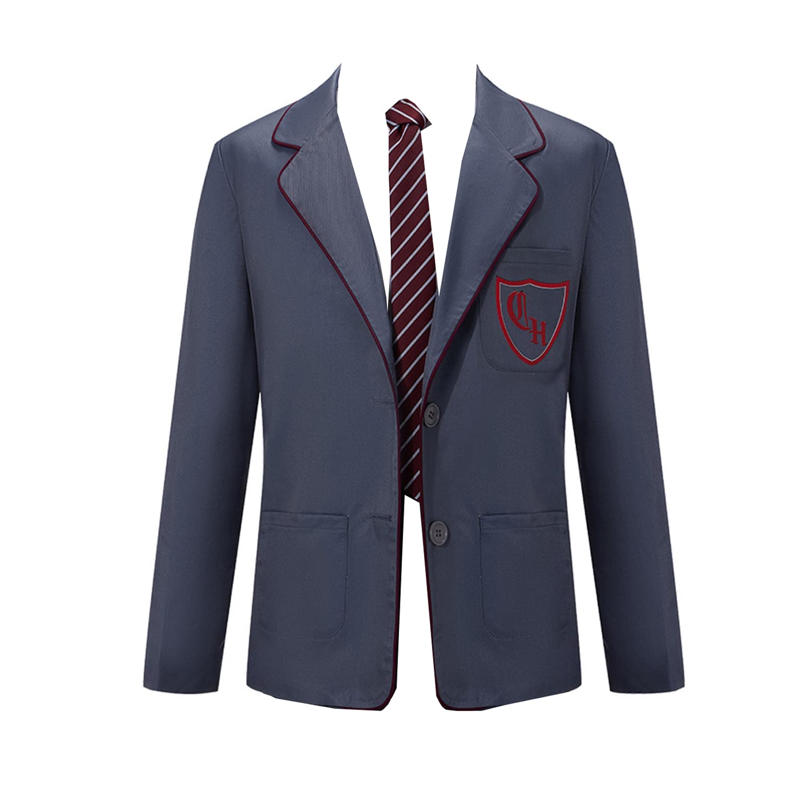 Musical School Uniform Cosplay Set with Coat and Tie Inspired Outfit for All Ages Halloween Party Costume