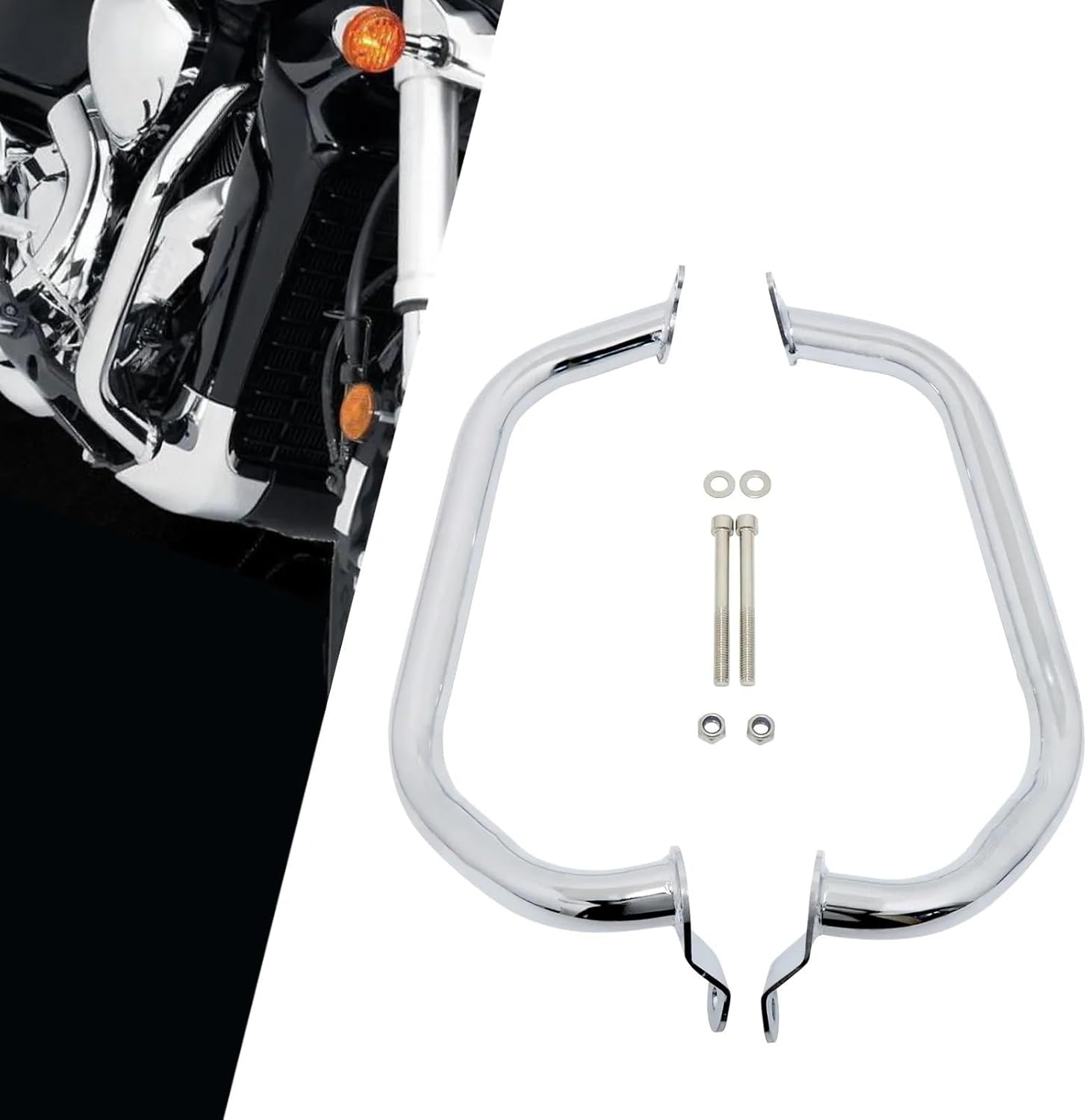 Engine Protection Bar for Boulevard Intruder M800R M109R VZR1800 2006-2023 Motorcycle Crash Bars Engine Guard Bumper Stunt Cage Protector