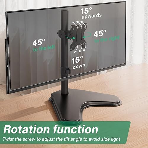 Miniatura 3 de FURWOO Elevador de monitor de computadora ajustable para pantalla de 13 a 32 pulgadas, 2.953 x 2.953 in, 3.937 x 3.937 in