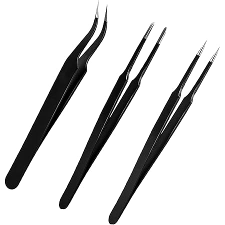 Pince Fine En Acier Inoxydable Antistatique - Parfaite Pour Bijoutiers Et Artisans