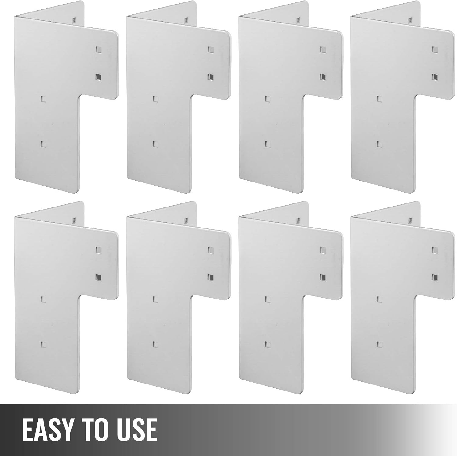 Holiday Deals 🛒 VEVOR Workbench Corner Brackets 8 PCs Shop Table Bracket Kit 48 LBS Shop Table Corner Brackets 4 mm Right Angle White Color Galvanized Steel Elevated Platform Brackets for Desk Edge and Work Bench Free Shipping 🛒 VEVOR Workbench Corner Brackets 8 PCs Shop Table Bracket Kit 48 LBS Shop Table Corner Brackets 4 mm Right Angle White Color Galvanized Steel Elevated Platform Brackets for Desk Edge and Work Bench