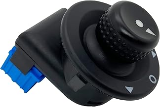 MCamooer Electric Mirror Adjustment Button Compatible with Citroen C2 C3 C6 Xsara Picasso Berlingo Partner 1007 Rearview Mirror Control 1855.26 185526