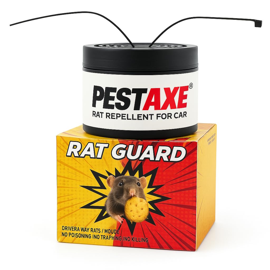 Rat Guard | Non-Toxic And Non-Poison | Rodent Repellent Cake Drive Away Rats | Effective And Long-Lasting Solution For Cars, Powder Form
