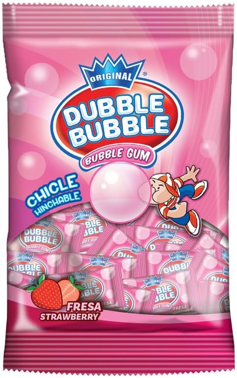 Dubble Bubble Strawberry 90g (pack of 2)
