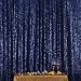 Poise3EHome 6FT x 8FT Sequin Photography Backdrop Curtain for Party Decoration, Navy Blue