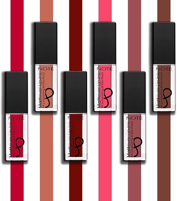 Note Cosmetics Note Mattever Lip-Ink Mat ve Kalıcı Likit Ruj 16 Plum Queen - Mor