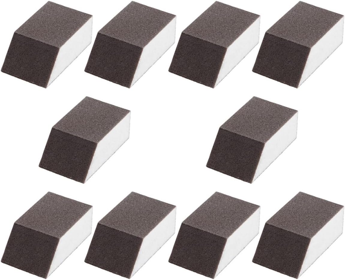 Mikinona 10Pcs Multi-Function Emery Scrub Sponges Large Kitchen Cleaning Dishwashing Household Supply Replacement Pads