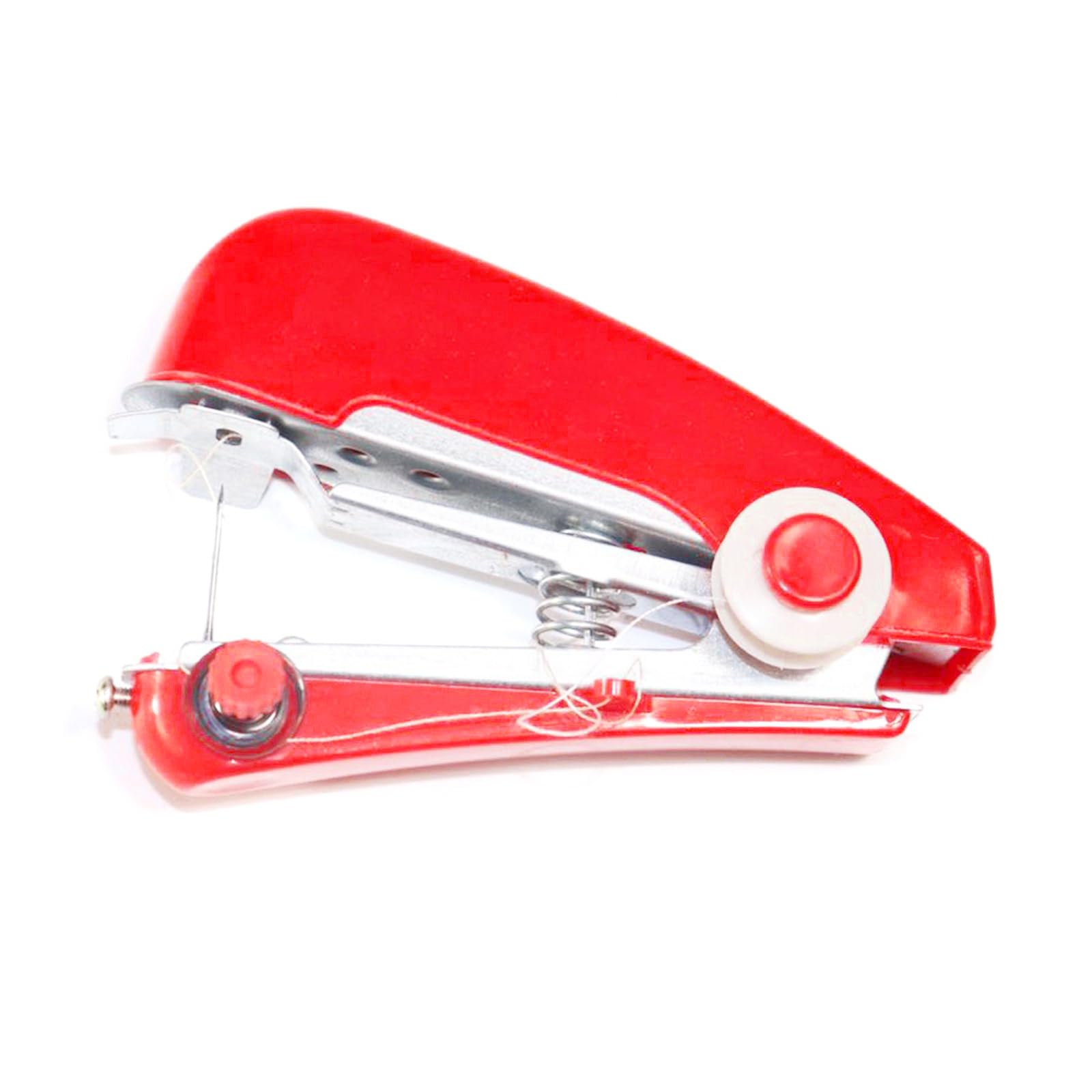 Jazuaiao Manual Handheld Sewing Machine for Fast Repair Clothing Crafting Portable Stitching Machine for Various Fabric Small Embroidery