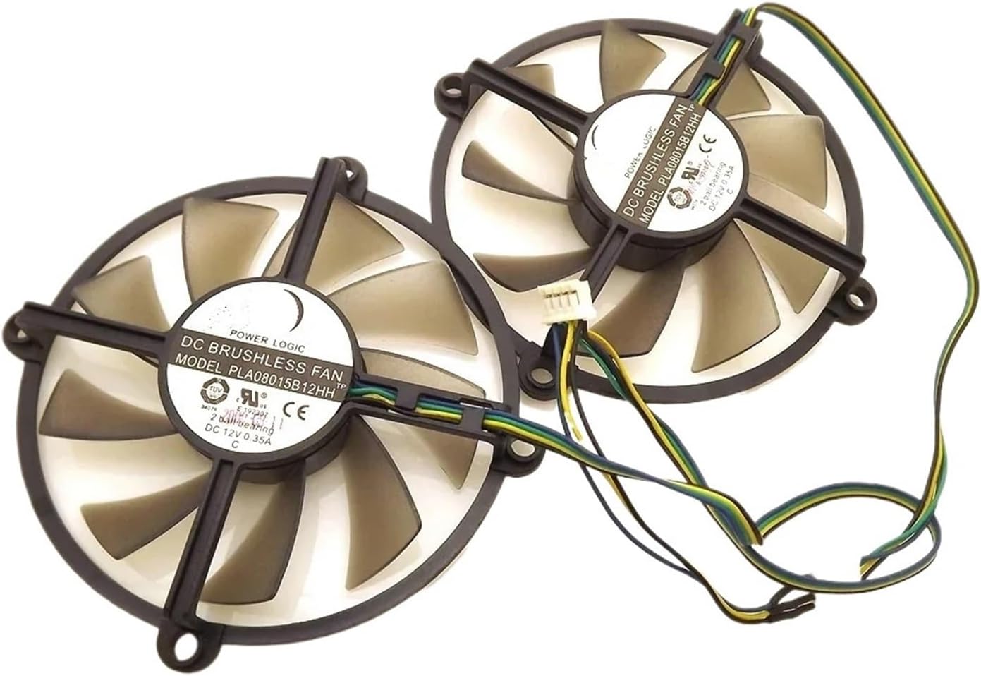 2pcs/PLA08015B12HH 12V 0.35A 85mm GTS250 GT430 GTS450 Graphics Card Cooling Fan 4Wire 4Pin