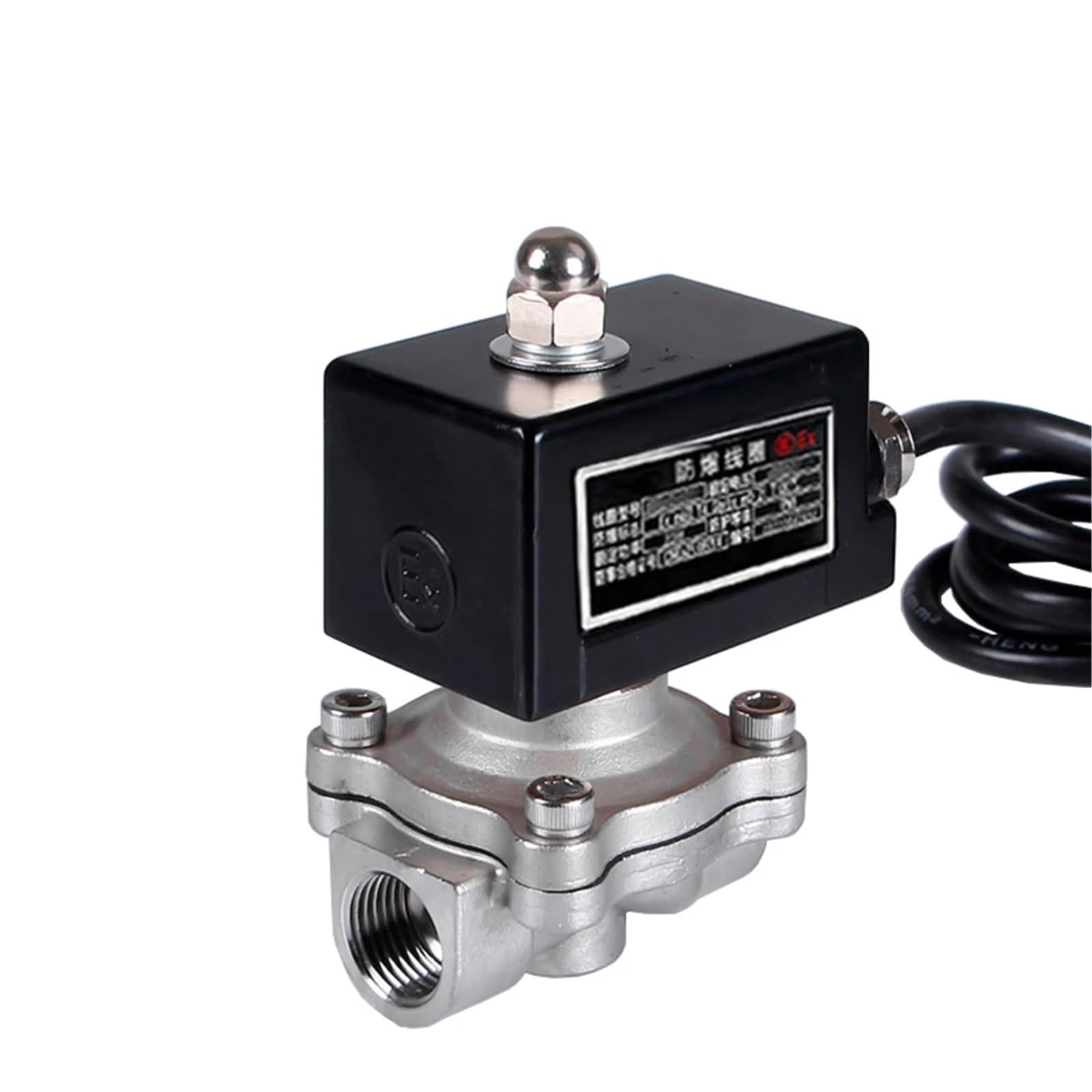 1/2" Normally Closed Explosion Solenoid Valve DN15 304 Stainless Steel Solenoid Valves