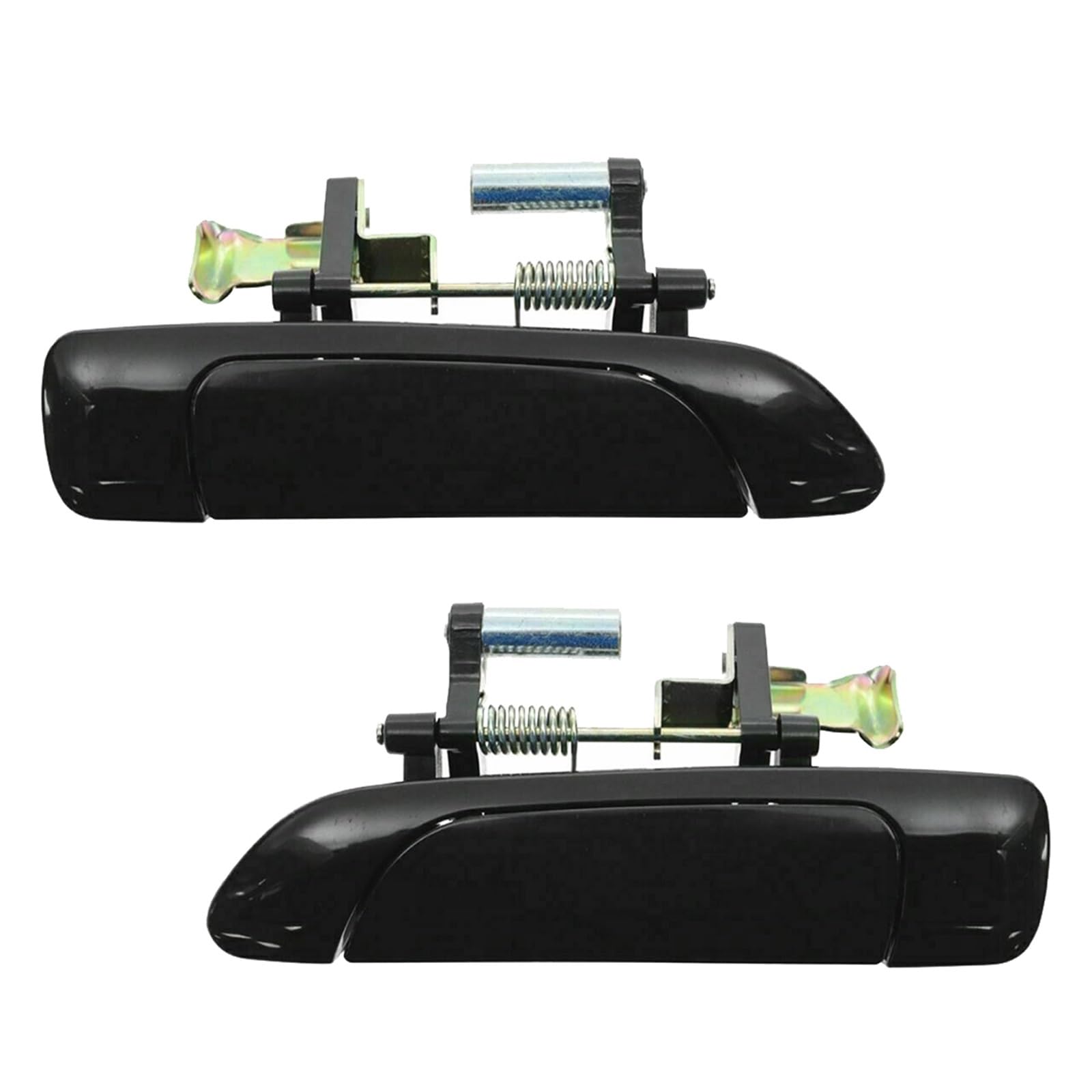 ASDDLLNN Exterior Sliding Door Handle 2Pcs Rear Exterior Outside Door Handles Set Black LH RH for Civic 2001 2002 2003 2004 2005