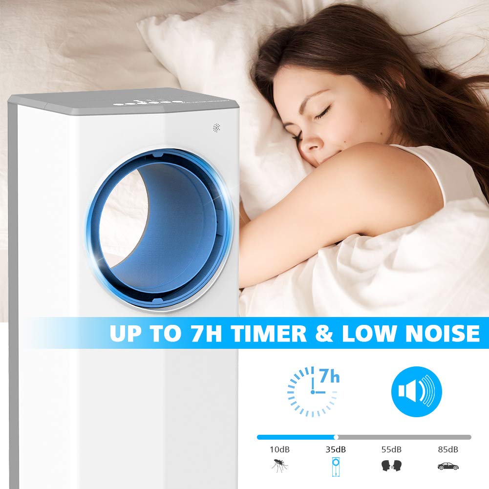 3 In 1 Evaporative Air Cooler, LifePlus Portable Bladeless Cooling Fan