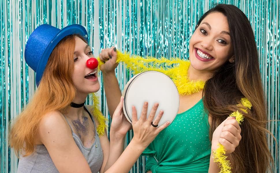 Miniatura 8 de Foraineam Paquete de 4 tambores de mano de 12 pulgadas, 10 pulgadas, 8 pulgadas, 6 pulgadas, juego de batería de madera de percusión musical, tambor