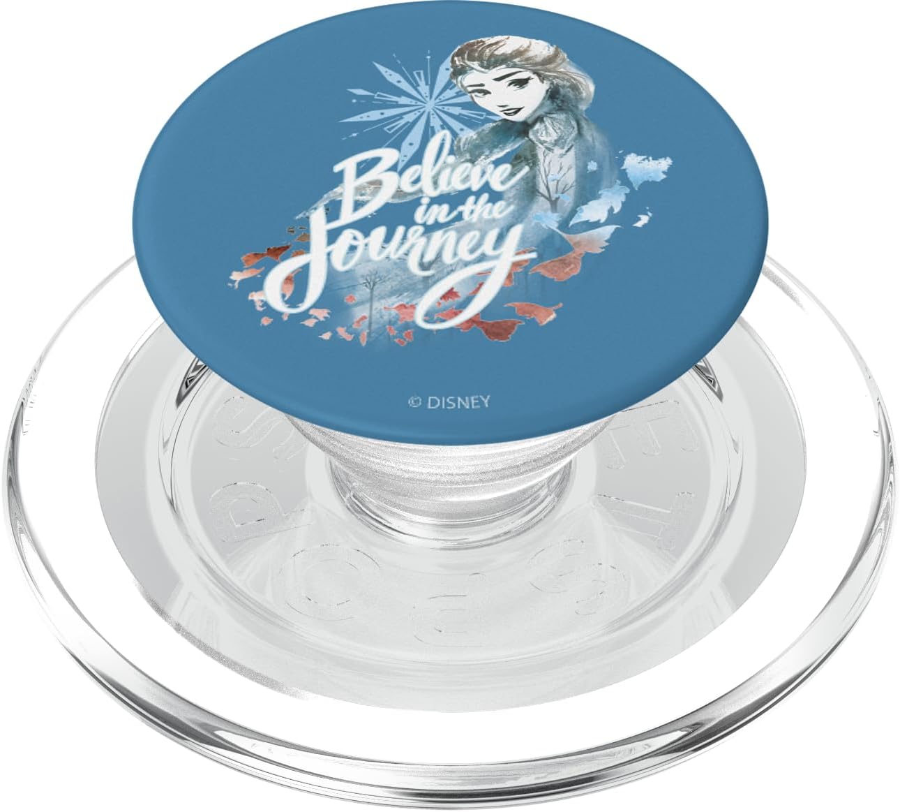 Disney Frozen 2 Elsa Believe In The Journey Watercolor PopSockets MagSafe PopGrip for iPhone