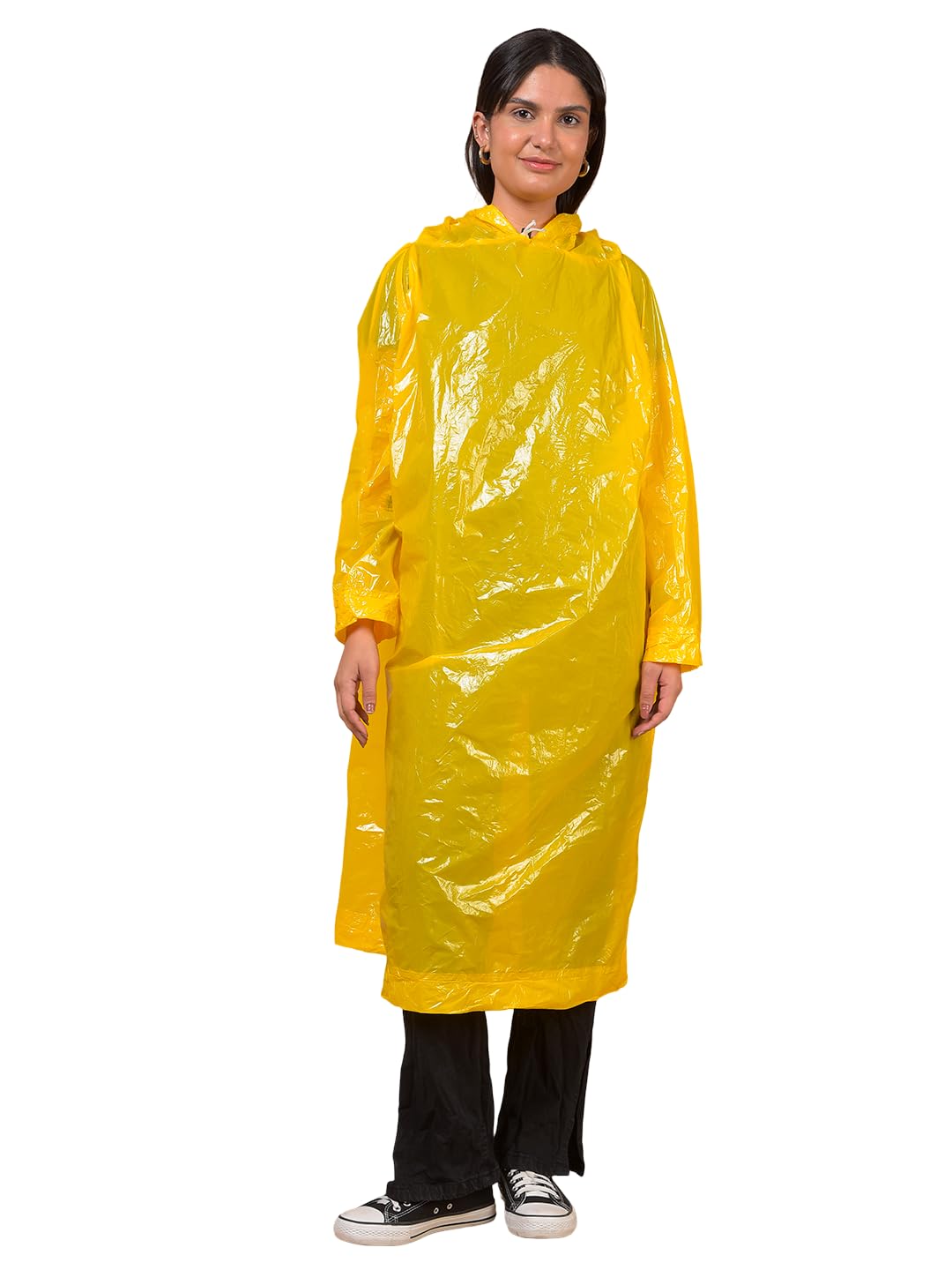 dollar Unisex Lightweight Waterproof Foldable Rain Poncho with Adjustable Hood-picture-48