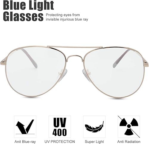 Miniatura 2 de The Fresh Gafas de bloqueo de luz azul, marco elegante, anti rayos azules, gafas de juego de computadora para hombres y mujeres