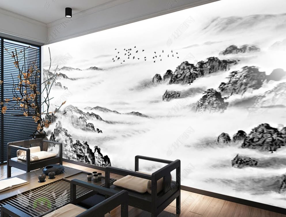 Papier peint intissé paysage masquant grand format 350x256cm - 2