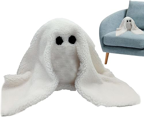 Miniatura 8 de Shakven Nueva almohada de calabaza Gus The Ghost 2023  Almohada Gus The Ghost 2023, Gus The Halloween Ghost Plush para decoración de Halloween,
