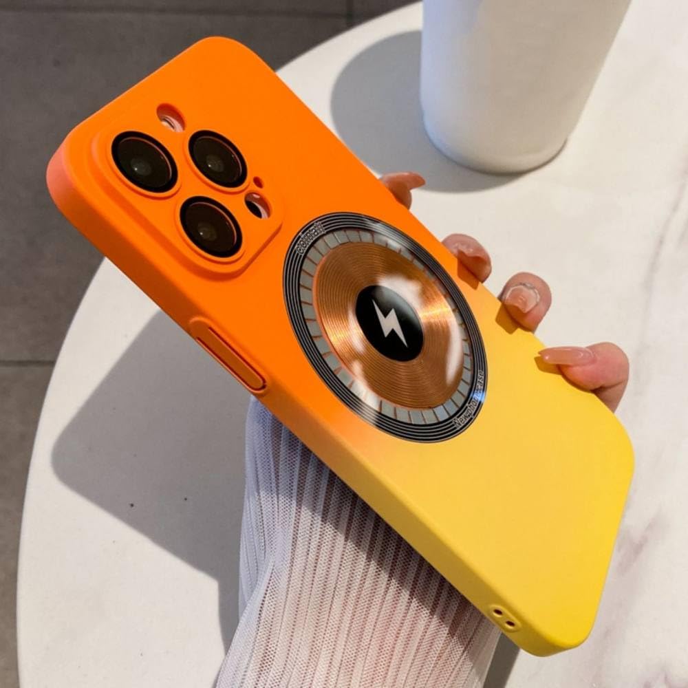 Coque iPhone 12 Pro antichoc mince protège objectif orange - 7