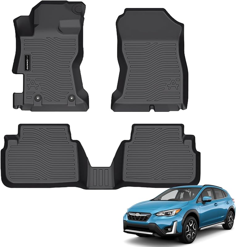 Kit de Tapetes para Porta-Malas em TPE AUXKO para Subaru Crosstrek 2018–2023 e Subaru Impreza 2017–2023, 3 Peças