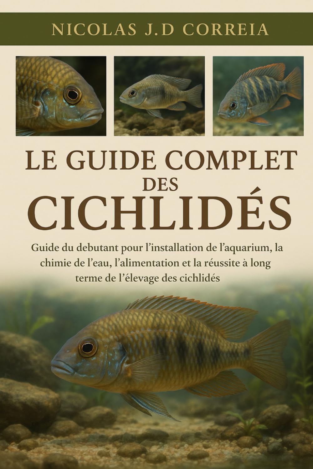 LE GUIDE COMPLET DES CICHLIDES: Guide du débutant pour l'installation de l'aquarium, la chimie de l'eau, l'alimentation et la réussite à long terme de l'élevage des cichlidés