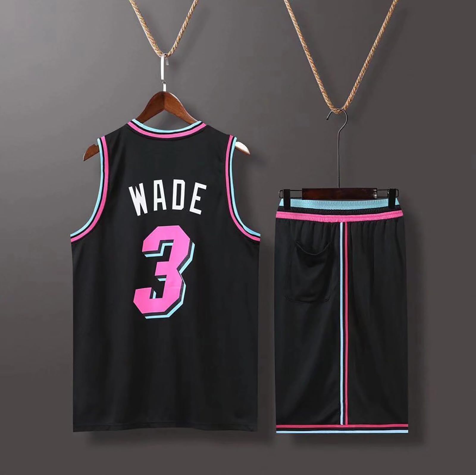 Basketball Trikot Shirt und Shorts Kinder/Erwachsene 2023/2024, 2-Teiliges Basketball ärmellose Anzug Kinder/Erwachsene, Basketball T-Shirt Weste + Shorts Kinder/Erwachsene