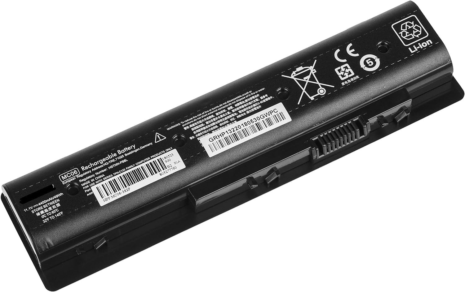 Wefly MC06 MC04 Laptop Battery Compatible for Hp Envy 15 17 15-ae100 17-n000 TPN-C123 15-ae100na Series HSTNN-PB6R HSTNN-PB6L MC04 807231-001 804073-851 805095-001 806953-851 Laptop Battery