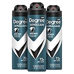 Degree Men Antiperspirant Deodorant Dry Spray Black + White Protects from Deodorant Stains Antiperspirant for Men with MotionSense Technology, 3.8 Ounce (Pack of 3)