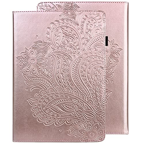 GLANDOTU Tablet Case for Apple iPad Air 3(2019 Model 3rd generation 10.5 Inch) and iPad Pro 10.5 (2017)-(Auto Sleep/Wake) Embossed Flip PU Leather Cover Case with fold Stand Protection - Rose gold