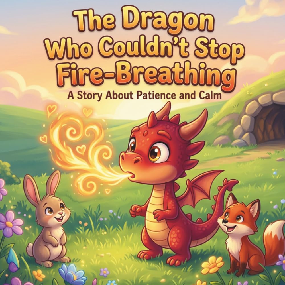 The Dragon Who Couldn’t Stop Fire-Breathing: A Gentle Bedtime Tale About Big Feelings, Patience, and Finding Calm