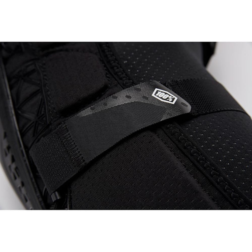 100% PROTECCIONES Surpass Knee Guards M Rodillera, Adultos Unisex, Black (Negro)