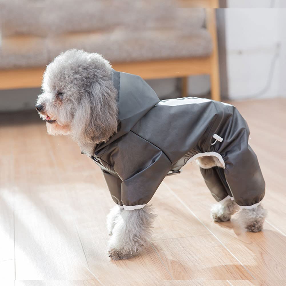Manteaux imperméables pour Chiens Imperméable pour Chien avec Capuche et Sangle de Collier et Capuche, imperméable ultraléger Respirant 100% imperméable.(Color:2,Size:S)