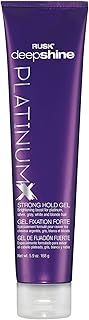 RUSK Deepshine PlatinumX Gel, 5.9 Oz, Strong Hold Gel, Lightweight Formula for Platinum, Blonde, Gray, and Silver Hair Pro...