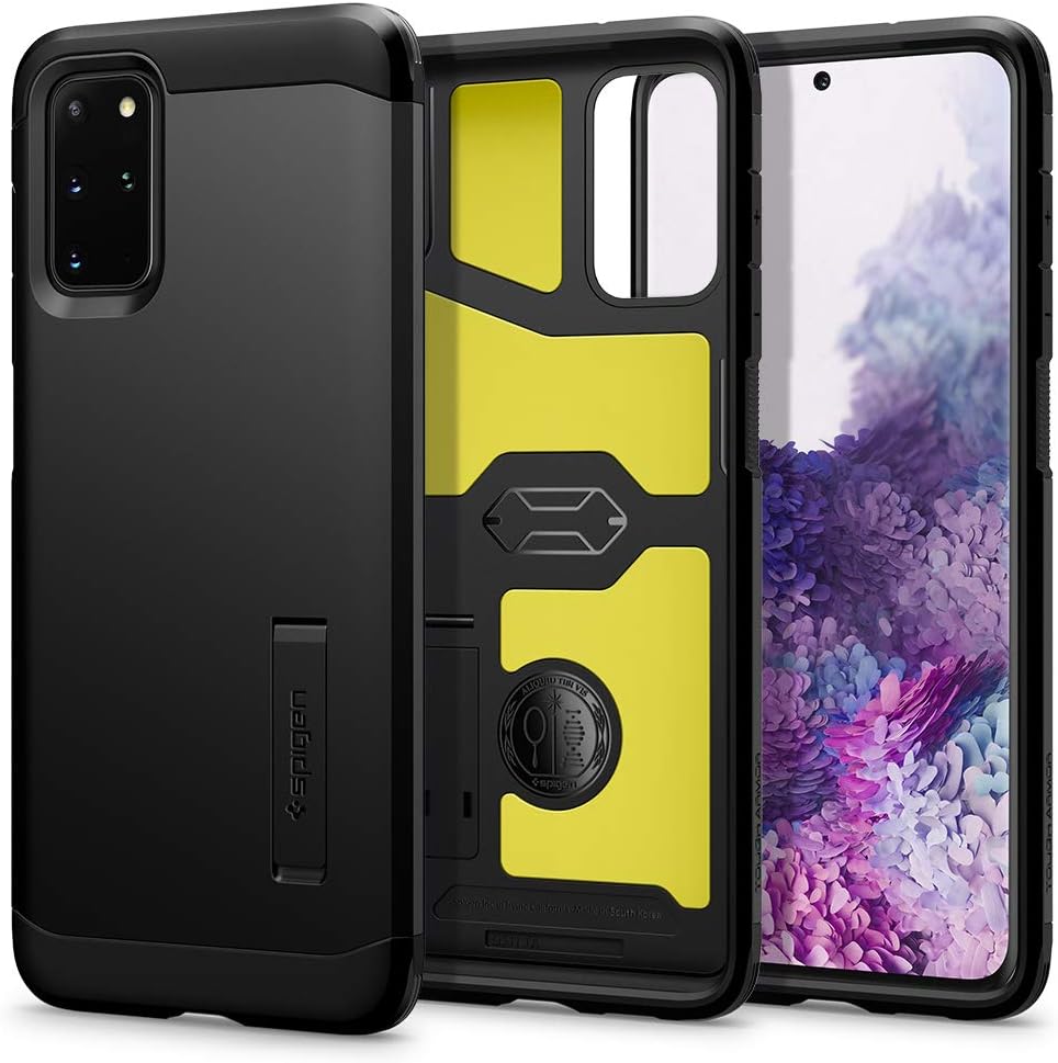Spigen Tough Armor [Extreme Protection Tech] Designed for Samsung Galaxy S20 Plus Case (2020) - Black